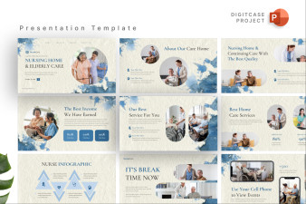 Aesthetic Elderly Care PowerPoint Template